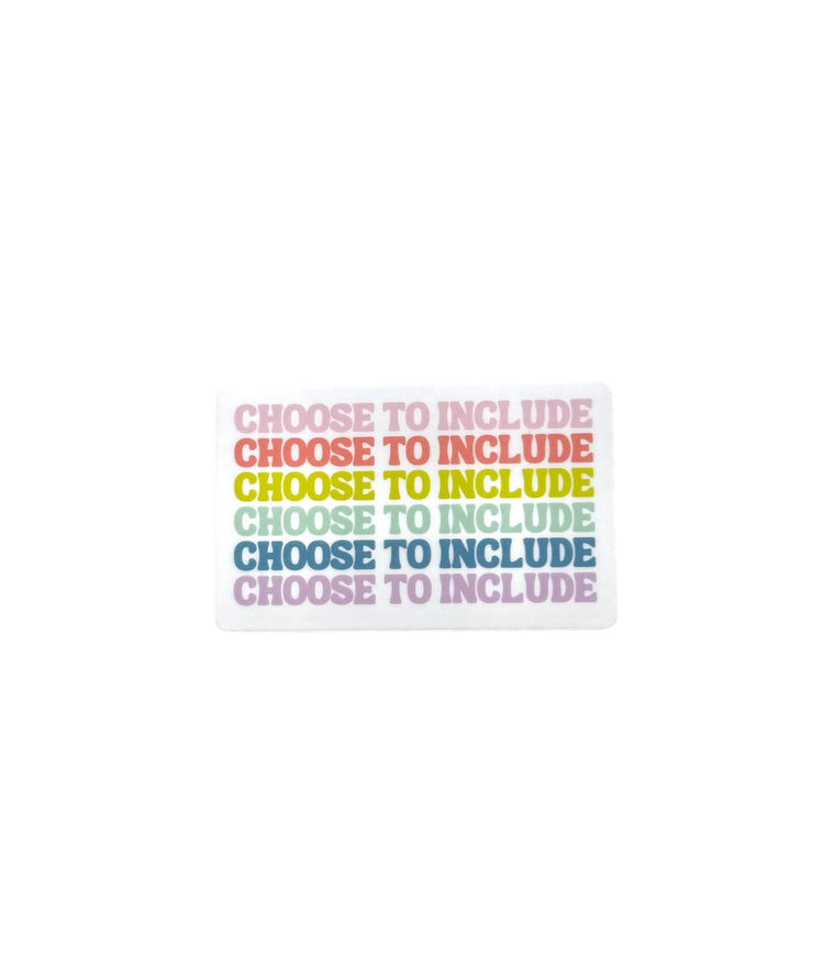 choose to include sticker