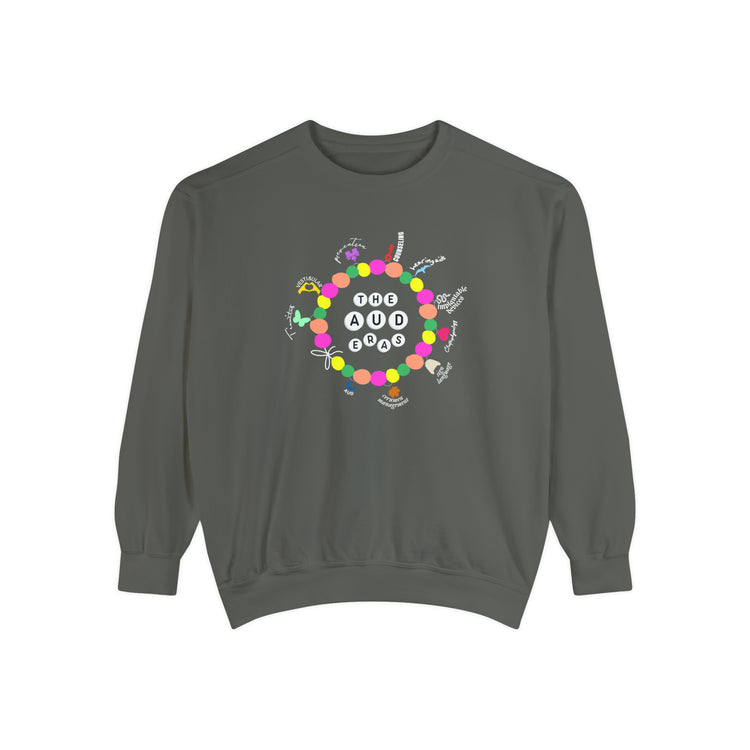 friendship bracelet audiology eras comfort colors crewneck