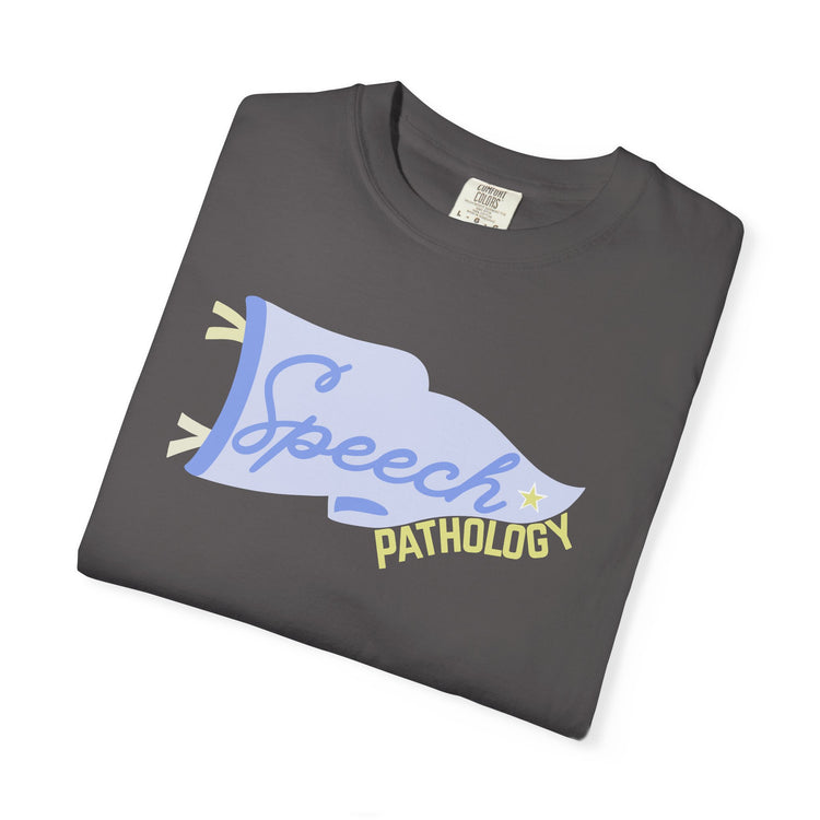 speech pennant flag comfort colors tee