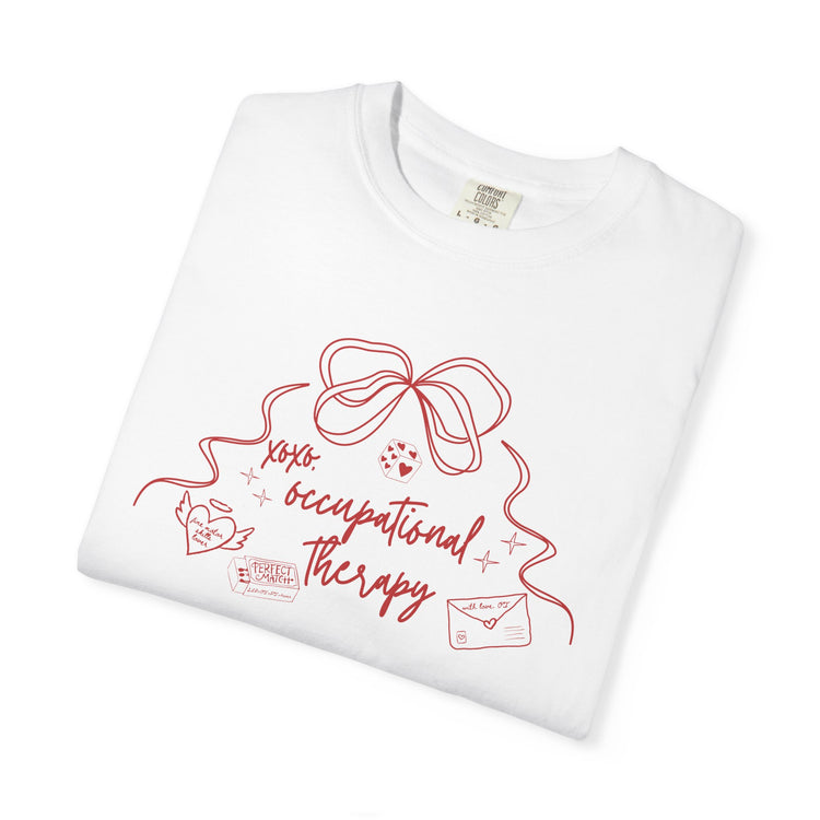 xoxo OT bow comfort colors tee