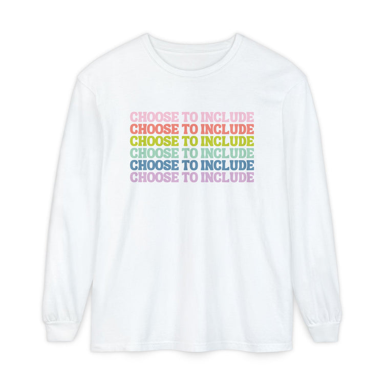 choose to include long sleeve tee