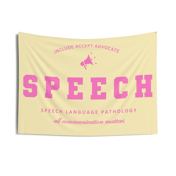 SPEECH varsity simple wall tapestry