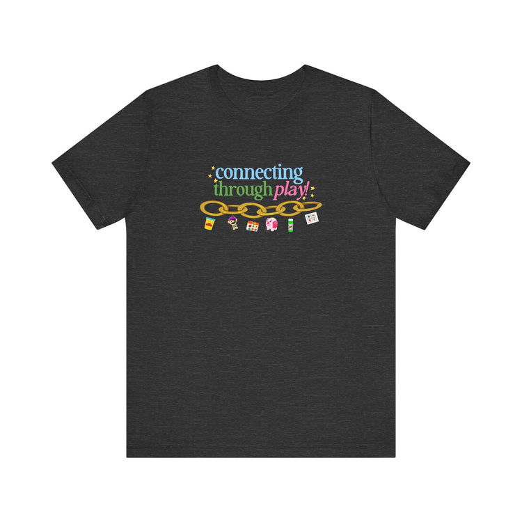 connecting through play chain tee