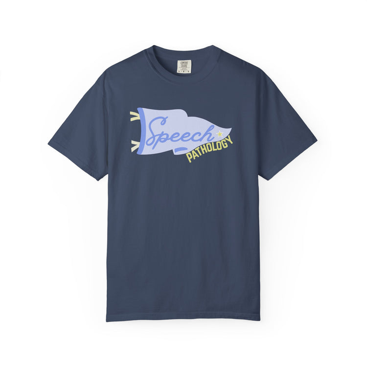 speech pennant flag comfort colors tee