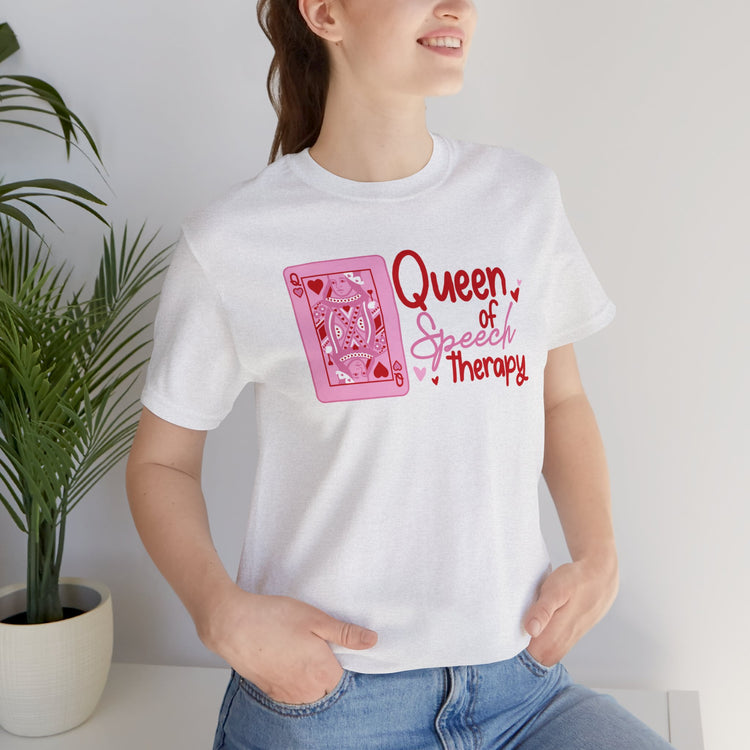queen of hearts//speech short sleeve tee