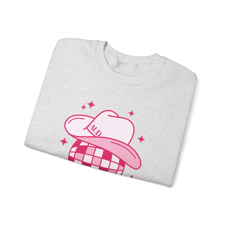 disco cowboy audiology crewneck