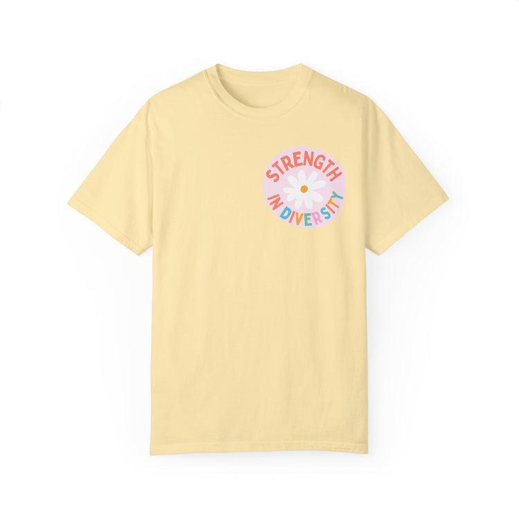 strength in diversity comfort colors tee