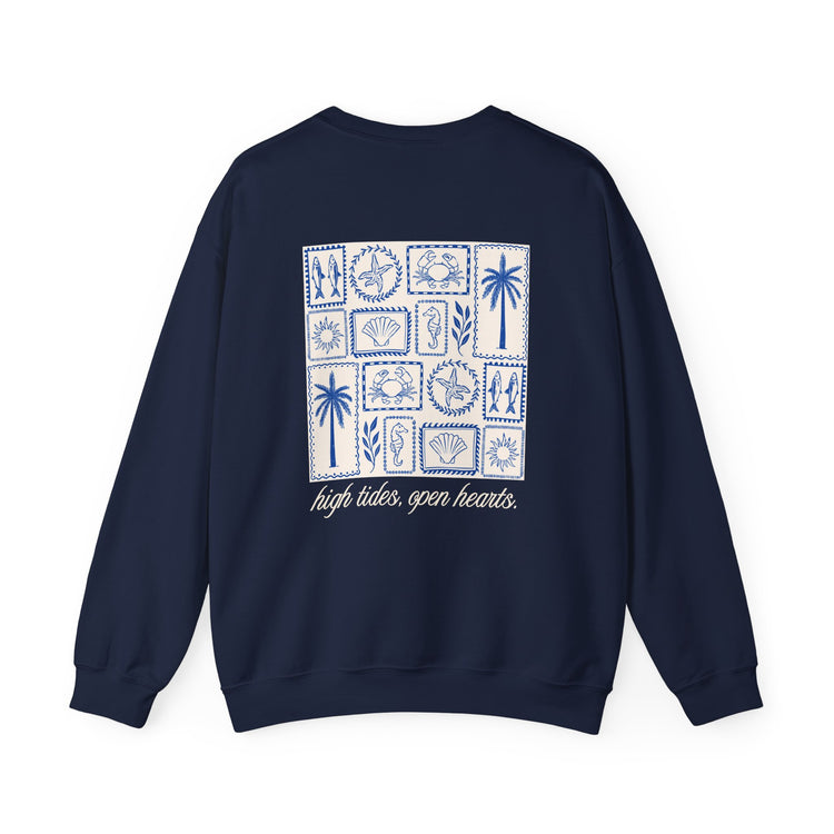 OT clam waves crewneck