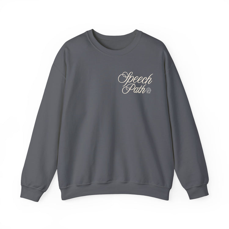 speech path high tides front/back crewneck