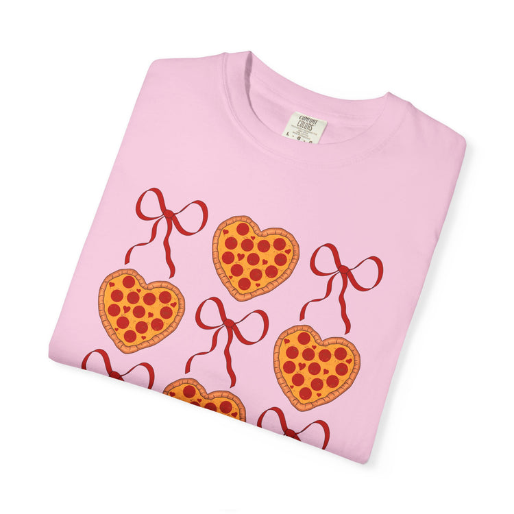 OT has a pizza my heart comfort colors tee