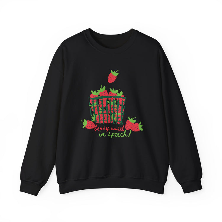 berry sweet in speech! crewneck