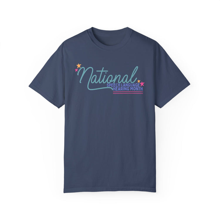NSLHM stars comfort colors tee