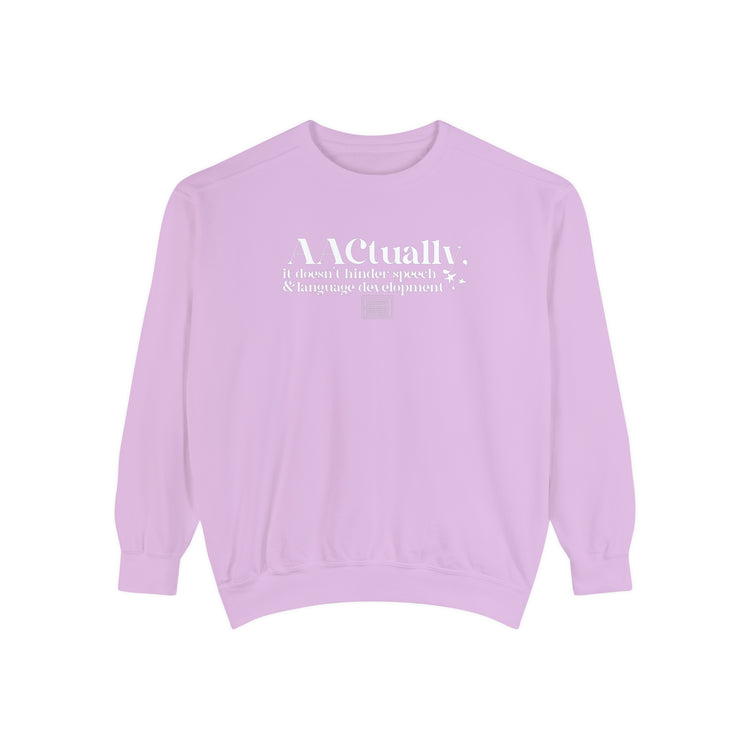 AAC facts comfort colors crewneck