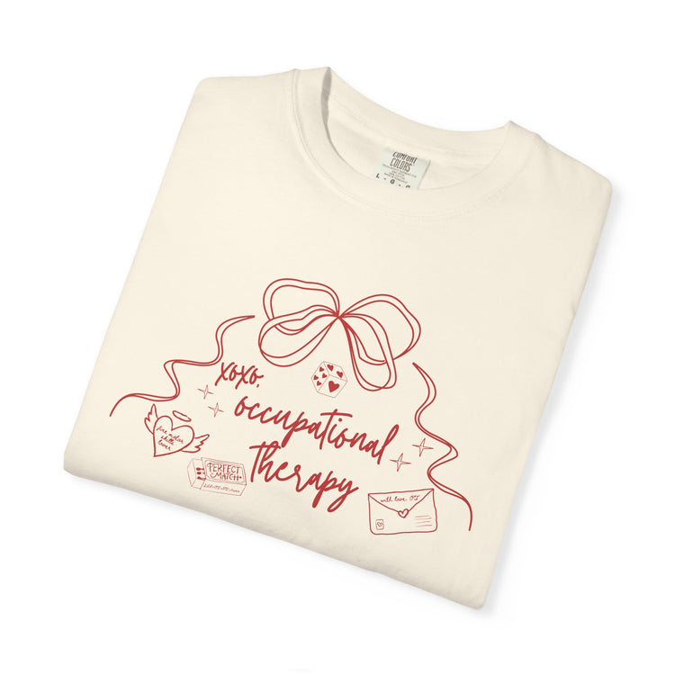 xoxo OT bow comfort colors tee