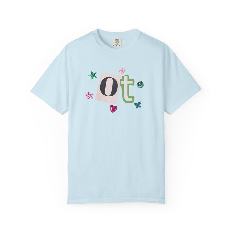 OT newspaper gem comfort colors tee