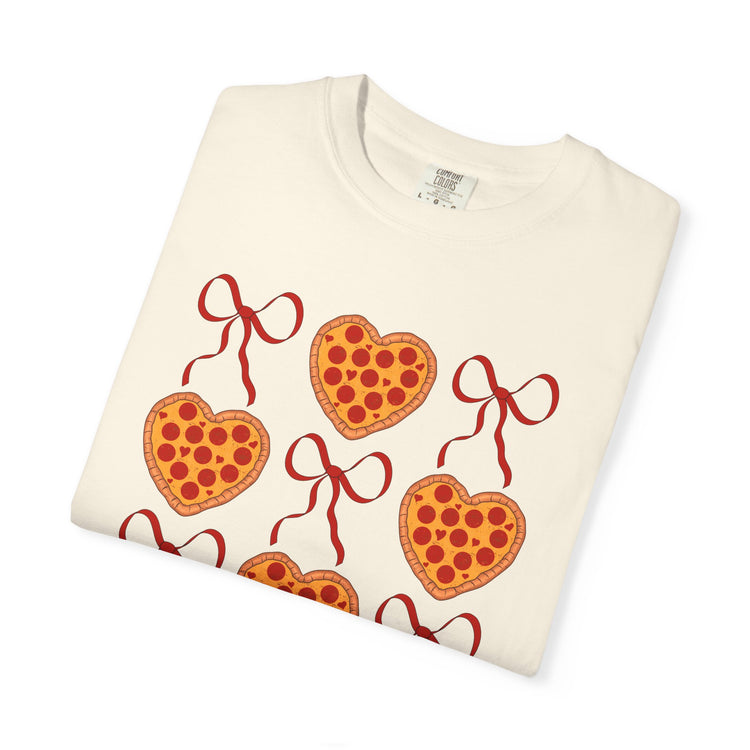 OT has a pizza my heart comfort colors tee