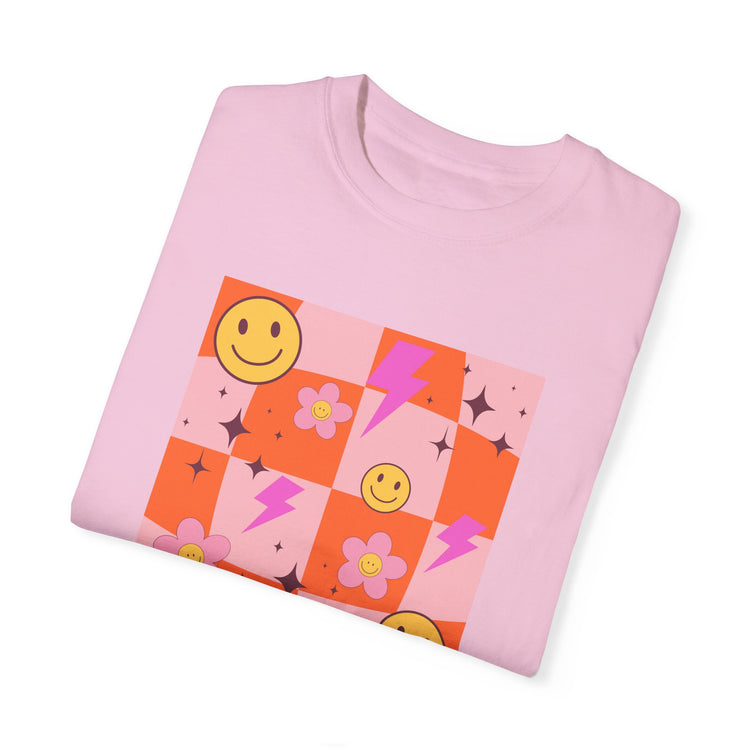 smiley disco audiology comfort colors tee