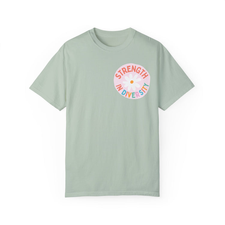 strength in diversity comfort colors tee