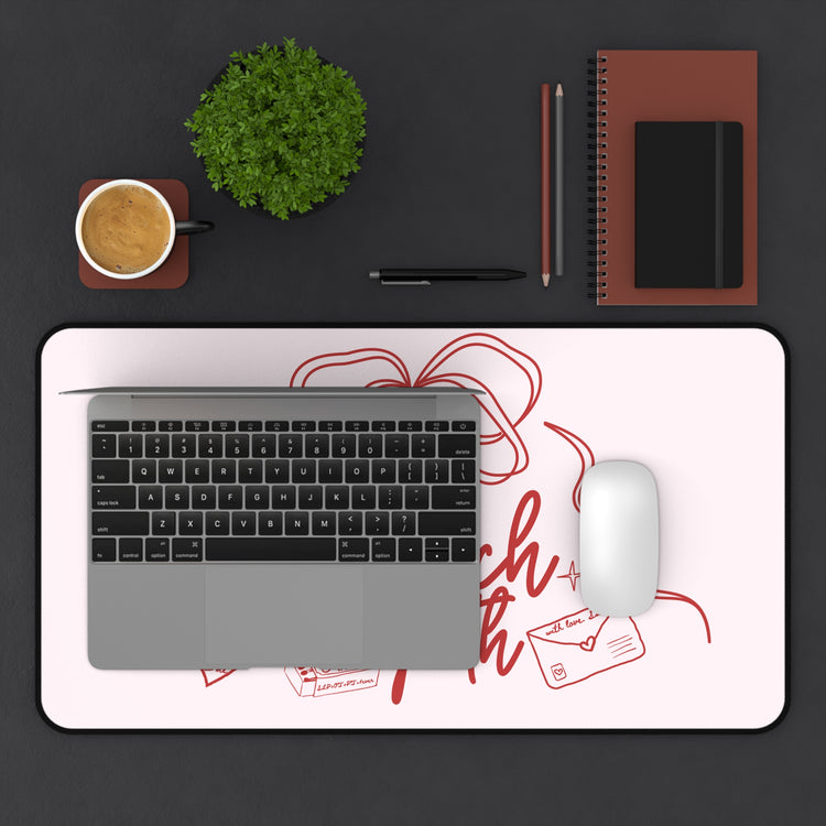 xoxo speech path bow desk mat