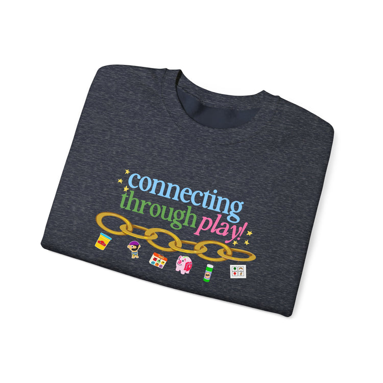 connecting through play chain crewneck