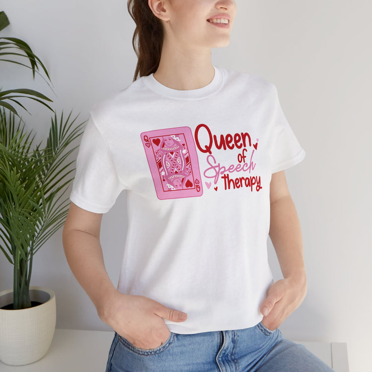 queen of hearts//speech short sleeve tee