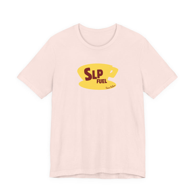 slp fuel yellow coffee cup short sleeve tee
