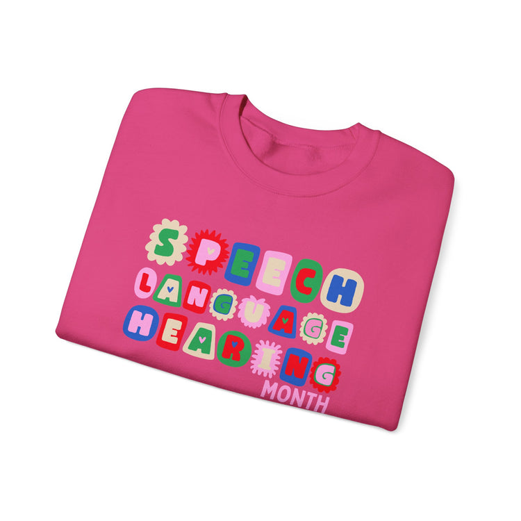 NSLHM block letters crewneck