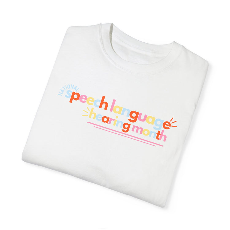 NSLHM colorful bold comfort colors tee