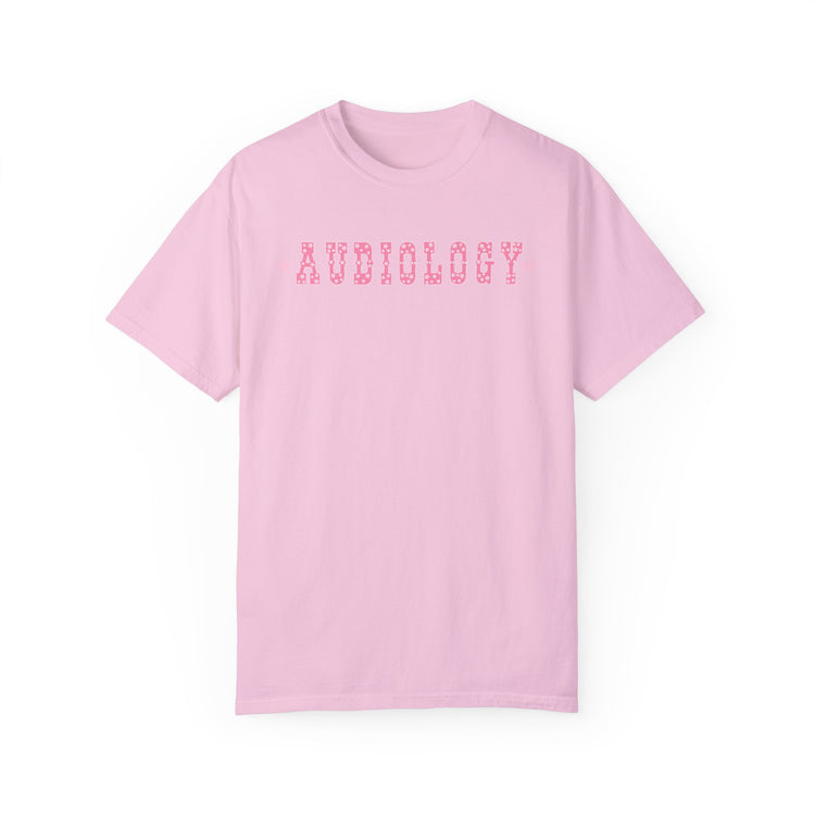 western star pink audiology comfort colors tee