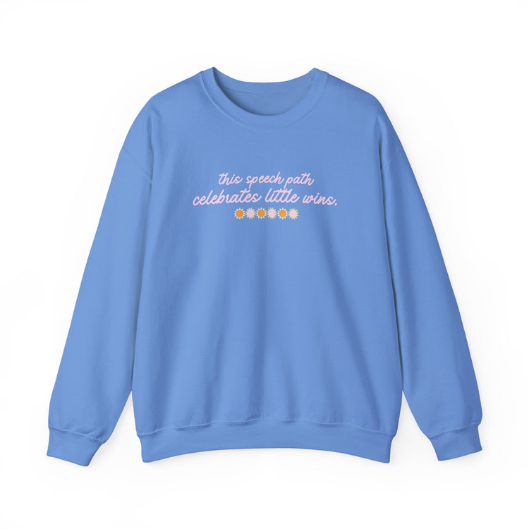 speech path little big wins front/back crewneck