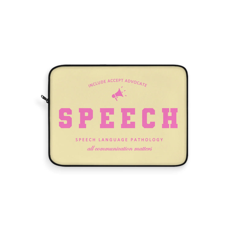 SPEECH varsity laptop sleeve 12 inch (sample sale)