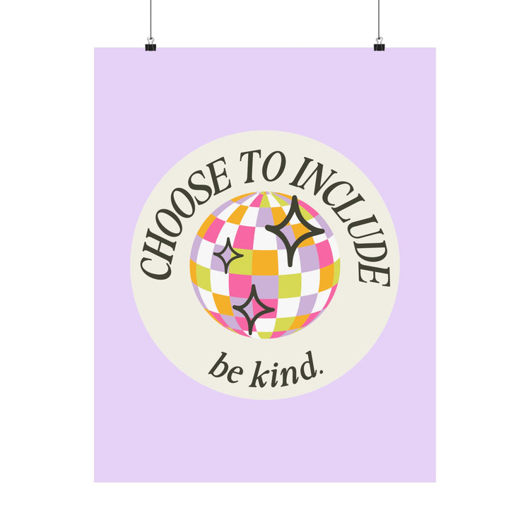 choose to include disco wall poster