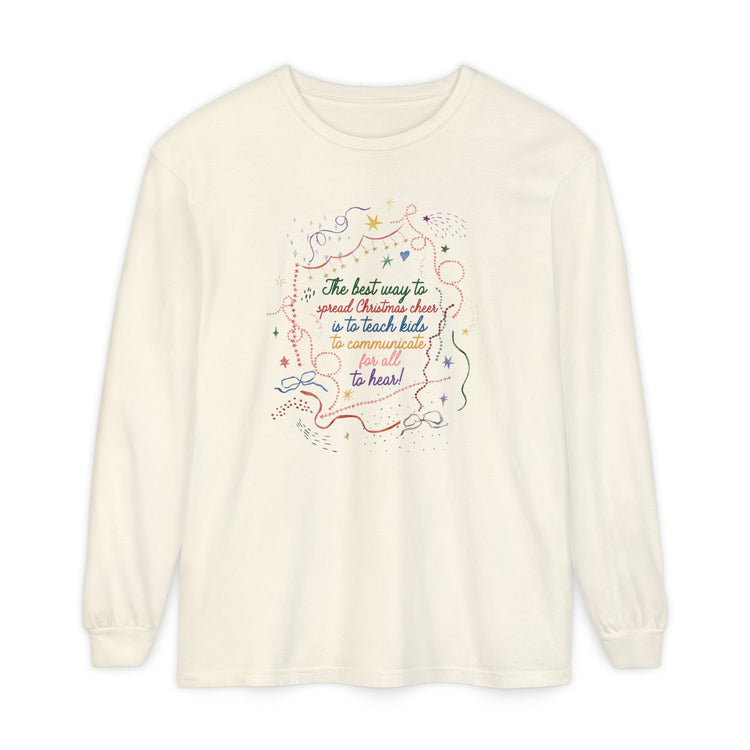 spreading SLP cheer long sleeve tee