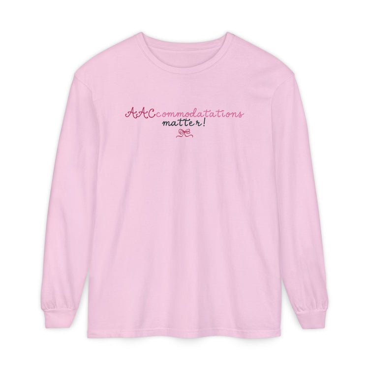 AACcommodations long sleeve tee