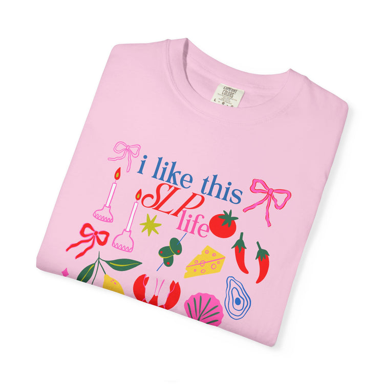i like this SLP life comfort colors tee
