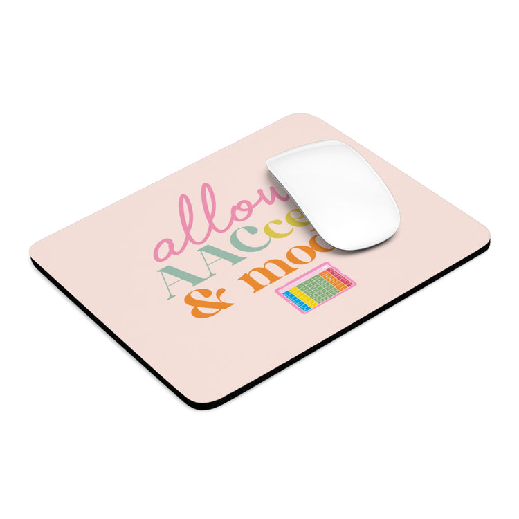 allow AAC access and model mouse pad