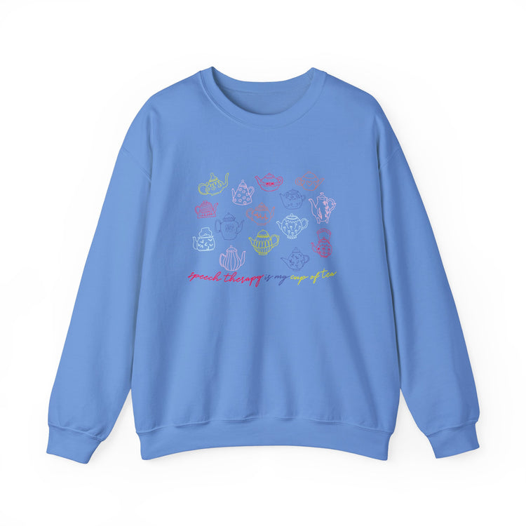 speech therapy is my cup of tea crewneck
