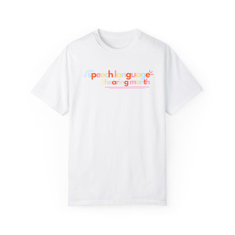 NSLHM colorful bold comfort colors tee