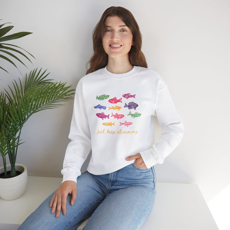 just keep stimming! crewneck