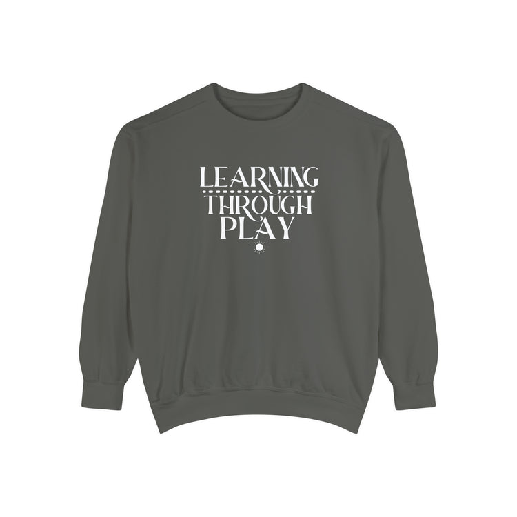learning through play comfort colors crewneck