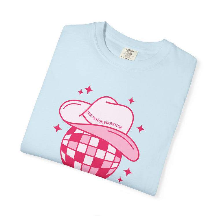 OT cowboy disco comfort colors tee