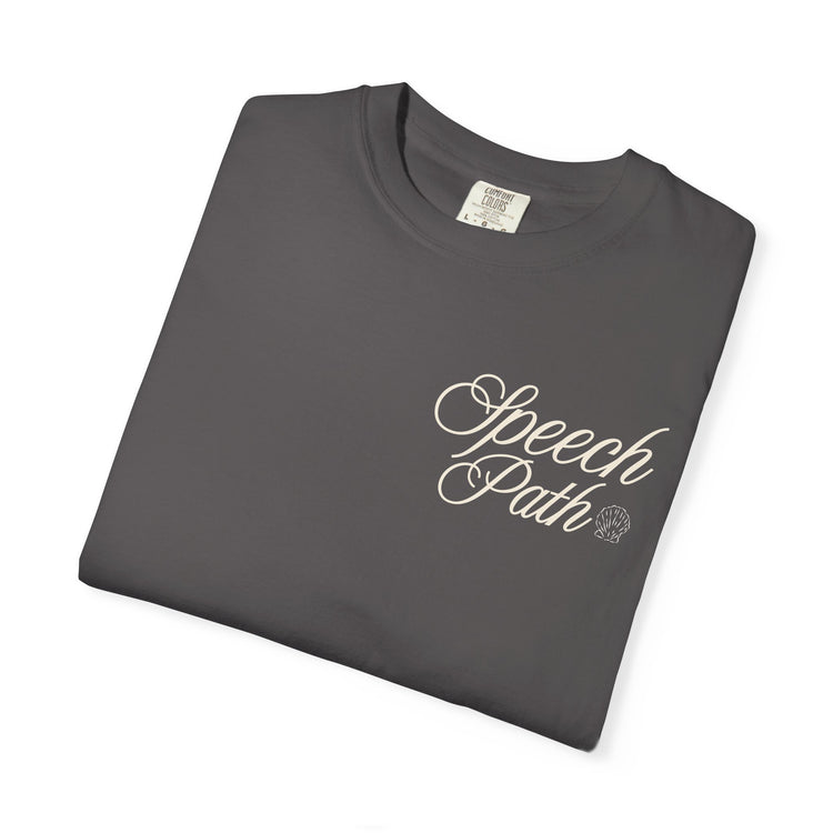 speech path high tides front/back comfort colors tee