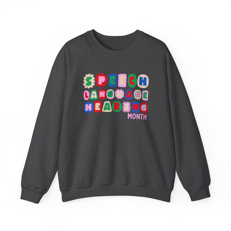 NSLHM block letters crewneck