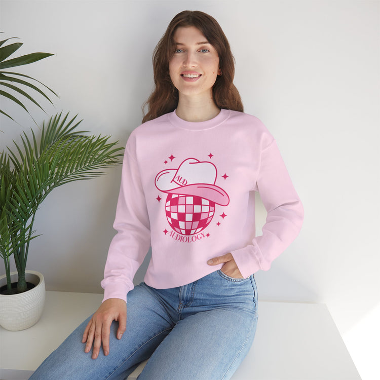 disco cowboy audiology crewneck
