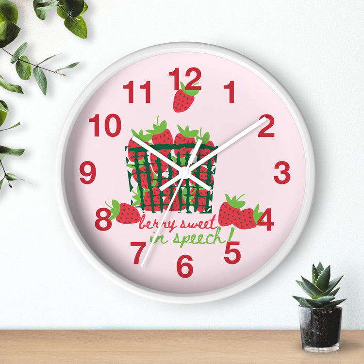 berry sweet in speech clock
