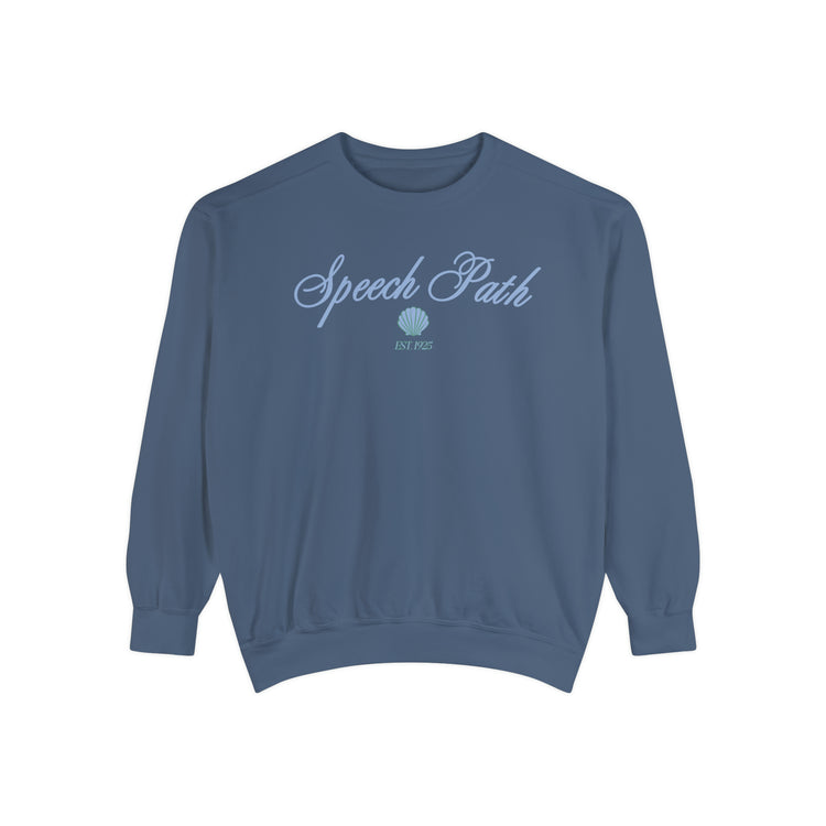 speech path clam comfort colors crewneck