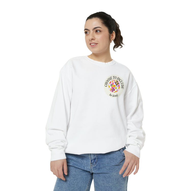 choose to include disco comfort colors crewneck