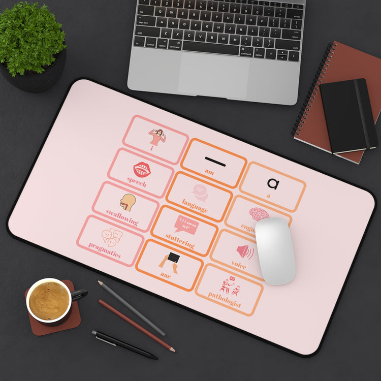 SLP AAC scope desk mat