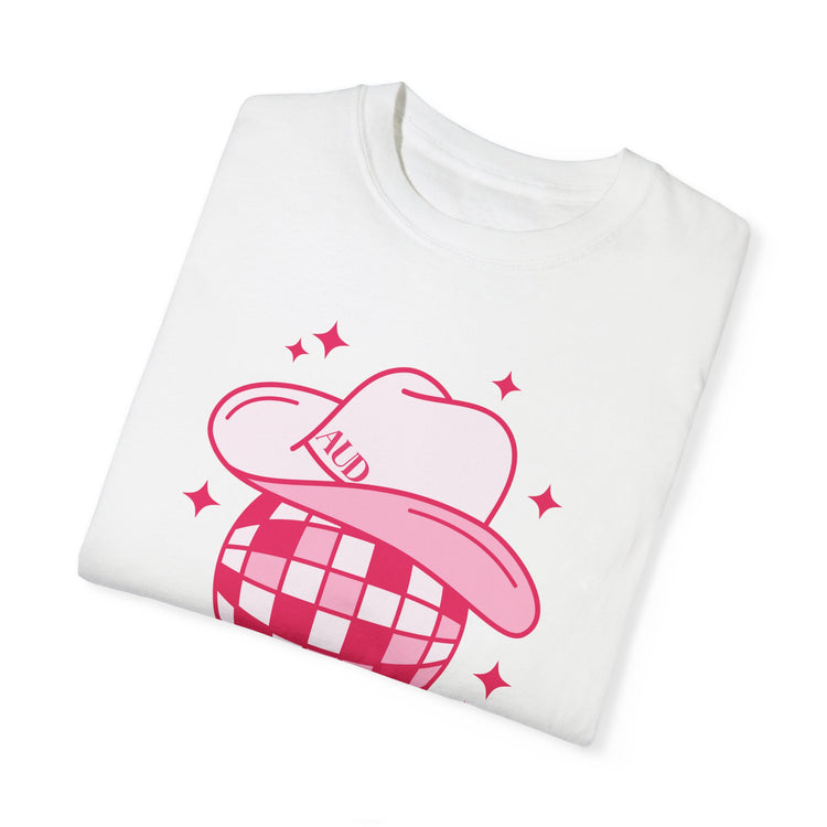 cowboy disco audiology comfort colors tee