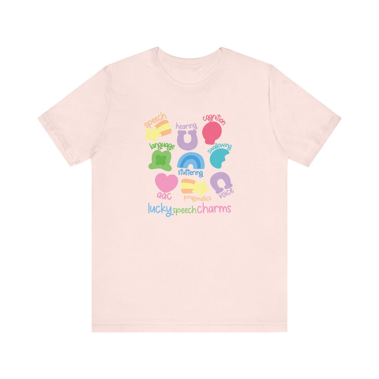 lucky speech charms tee